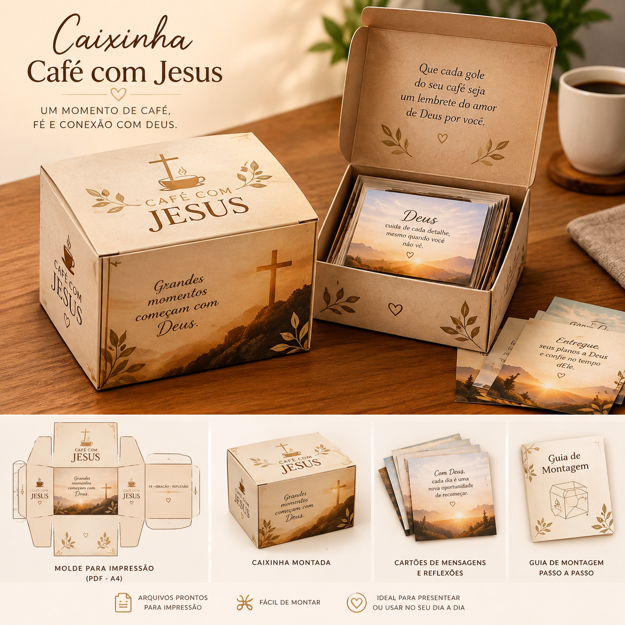 Caixinha Café com Jesus